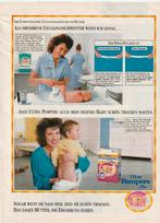 Retro reclame 1989 Pampers baby luiers zegt zuster Iris, Verzamelen, Retro, Verzenden, Overige typen