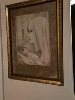 Toorop Madonna 1927 in Lijst - Prachtstaat!, Ophalen of Verzenden
