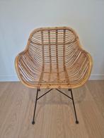 Rotan Bamboe Eetkamerstoel xenos, Ophalen, Gebruikt, Bruin, Boho