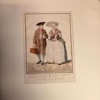 Maaskamp Klederdracht 1803 No7 Vissersechtpaar uit Friesland, Antiek en Kunst, Ophalen of Verzenden