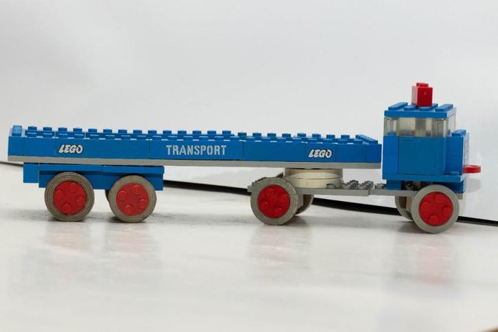 LEGO 334 -1 # Classic: Vehicle: Cargo: Vrachtwgn met laadbak, Kinderen en Baby's, Speelgoed | Duplo en Lego, Gebruikt, Lego, Ophalen of Verzenden