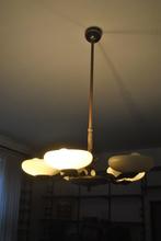 Hanglamp, jaren 30, messing, Ophalen