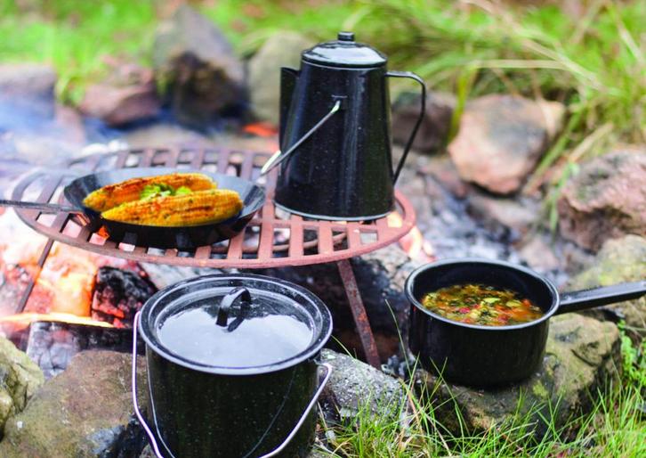 Kampvuur buitenkookset Esschert design NIEUW!, Tuin en Terras, Barbecue-accessoires, Nieuw, Ophalen of Verzenden