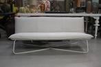 2 x luxe bank EARL Jess Design metaal stof naturel wit, Huis en Inrichting, Ophalen, Twee, Overige kleuren, Zo goed als nieuw