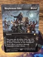 Packfresh Blasphemous Edict MTG Magic The Gathering, Ophalen of Verzenden, Nieuw, Losse kaart