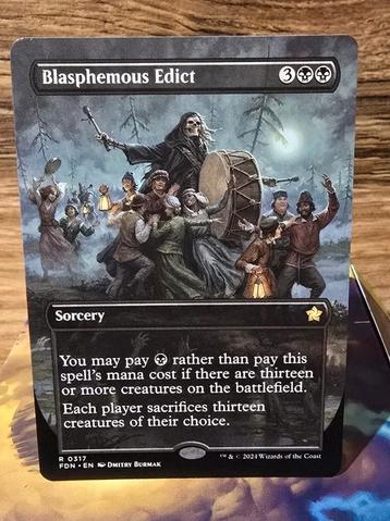 Packfresh Blasphemous Edict MTG Magic The Gathering  beschikbaar voor biedingen