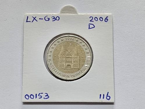 2-euromunt Duitsland (D) G 2006 Herdenking LX-G30, Postzegels en Munten, Munten | Europa | Euromunten, Losse munt, 2 euro, Duitsland