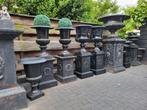 Gietijzeren tuinvazen tuinvaas bloempot bloembak op sokkel, Tuin en Terras, Tuinvazen, Ophalen, Nieuw