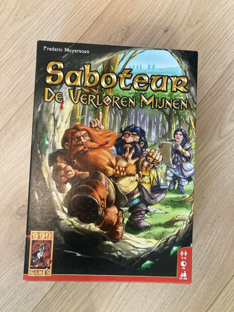 Saboteur: De Verloren Mijnen - Zo goed als nieuw!, Vijf spelers of meer, Ophalen of Verzenden, Zo goed als nieuw
