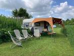 Gepimpte retro Kip caravan te koop, Caravans en Kamperen, Caravans, 6 tot 7 meter, Luifel, Particulier, Standaardzit