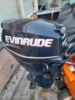 Buitenboordmotor 25 pk evinrude etec, Ophalen, Zo goed als nieuw, Benzine, 10 tot 30 pk