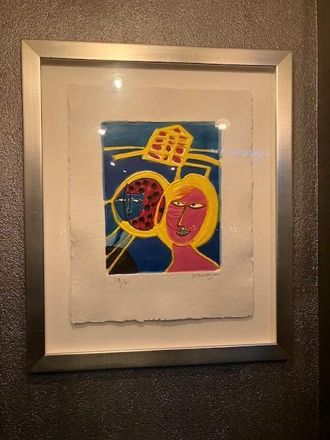 Corneille AQUAGRAVURE The Yellow house/La Maison Jaune 2001, Antiek en Kunst, Kunst | Litho's en Zeefdrukken, Ophalen