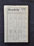 Simplicity S2180 14-22 nieuwe naaipatroon, Hobby en Vrije tijd, Ophalen of Verzenden, Zo goed als nieuw