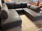 Hoekbank Lynn l Whoon l PureWood l Van €4440 voor €1350, 250 tot 300 cm, Gebruikt, Leer, 75 tot 100 cm