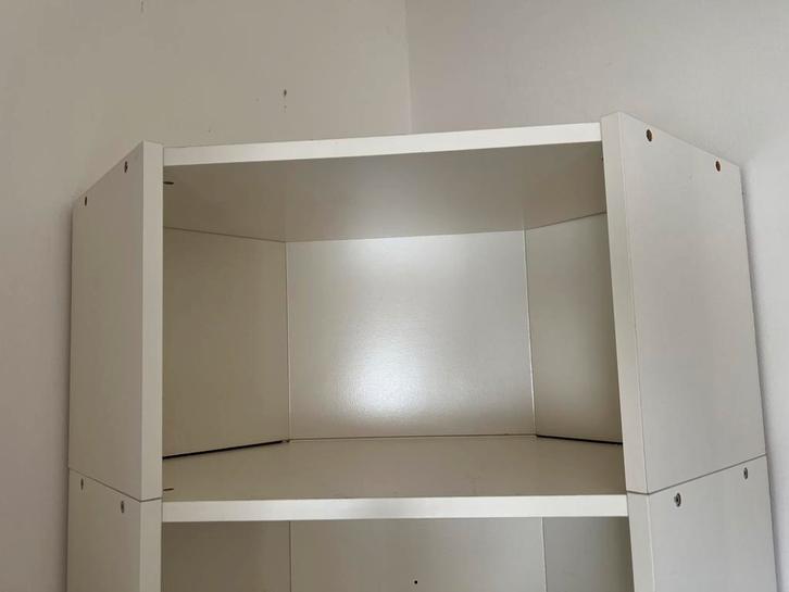 IKEA Billy hoekkast (oud model) met bovendeel, Huis en Inrichting, Kasten | Boekenkasten, Gebruikt, 50 tot 100 cm, 200 cm of meer