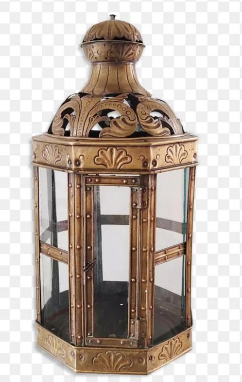 Antieke kasteellamp, kroonluchter, hanglamp, Huis en Inrichting, Woonaccessoires | Kandelaars en Kaarsen, Gebruikt, 50 tot 75 cm