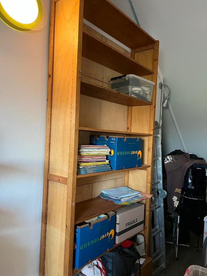 Lundia Kast - Klassiek en Praktisch, Huis en Inrichting, Kasten | Boekenkasten, Gebruikt, 100 tot 150 cm, 200 cm of meer, 25 tot 50 cm