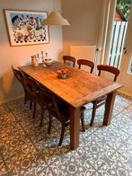 Teakhouten stoelen, Ophalen, Bruin, Zo goed als nieuw, Vijf, Zes of meer stoelen