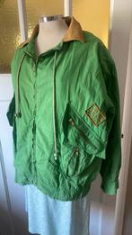 Vintage City Classic jas groen wijdvallend kort model M, Groen, Gedragen, City Classic, Maat 38/40 (M)