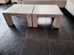 2 vierkante salontafels, Huis en Inrichting, Tafels | Salontafels, Ophalen, 50 tot 100 cm, Vierkant, 50 tot 100 cm