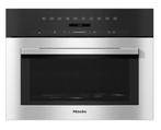 Miele M7140 TC RVS  inbouw magnetron 'opendoos model', 45 tot 60 cm, Ophalen of Verzenden, Zo goed als nieuw, Inbouw