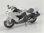 Maisto 1:12 Kawasaki Ninja ZX 14R wit, Nieuw, Motor, Ophalen of Verzenden, 1:9 t/m 1:12