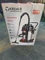 Nat/droog stofzuiger Kremer KR65LS, Witgoed en Apparatuur, Stofzuigers, Ophalen of Verzenden, Nieuw, 2000 watt of meer, Stofzuiger