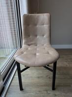 Set van 6 eetkamerstoelen, Huis en Inrichting, Ophalen, Gebruikt, Bruin, Metaal