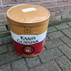 KANIS&GUNNINK,Koffieblik,koffie,groot blik,crème,rood,wit, Ophalen of Verzenden, Gebruikt, Overige