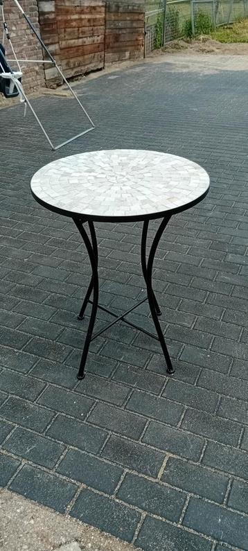 Amélie Bistro tafel Mozaïek Zandbeige beschikbaar voor biedingen