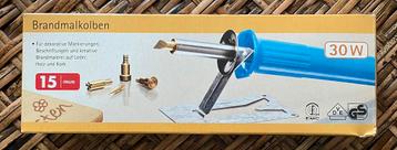 Nieuwe hobbybrander met hulpstukken om o.a. hout te branden. beschikbaar voor biedingen