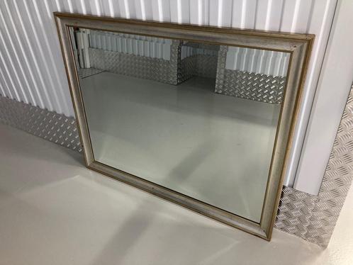 spiegel, grote spiegel, goud kleurige lijst, spiegel, Huis en Inrichting, Woonaccessoires | Spiegels, Minder dan 100 cm, Rechthoekig