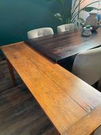 Eiken sidetable / bijzettafel, Huis en Inrichting, Tafels | Sidetables, Gebruikt, Eikenhout, Minder dan 50 cm, Ophalen of Verzenden