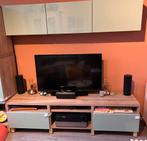 Ikea Besta tv-meubel met bijpassende bovenkastjes, Ophalen, Zo goed als nieuw, 25 tot 50 cm, Minder dan 100 cm
