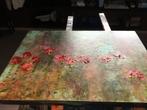 Leuk schilderij HERFST 60x80 brede rand, Antiek en Kunst, Ophalen of Verzenden