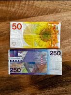 Set biljetten 50 en 250 gulden, 1982 en 1985, Postzegels en Munten, Bankbiljetten | Nederland, Ophalen, 250 gulden