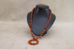 barnsteen ketting, Sieraden, Tassen en Uiterlijk, Antieke sieraden, Ophalen of Verzenden, Overige materialen, Ketting