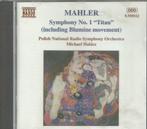 Mahler - Symfonie 1 - Blumine, Ophalen of Verzenden, Romantiek, Zo goed als nieuw, Orkest of Ballet