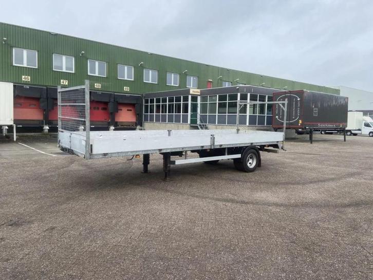DOORNWAARD Be oplegger vlak Doornwaard 5.5 ton (bj 2004), Auto's, Vrachtwagens, Bedrijf, Te koop, Aanhangers en Opleggers, Overige brandstoffen