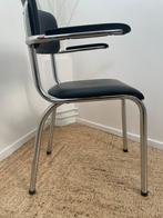 Originele Gispen Tubax stoel – 1972, Huis en Inrichting, Stoelen, Ophalen, Gebruikt, Zwart, Metaal
