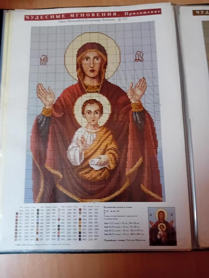 Borduurpatroon van Russische icoon, Hobby en Vrije tijd, Borduren en Borduurmachines, Nieuw, Patroon, Handborduren, Ophalen of Verzenden