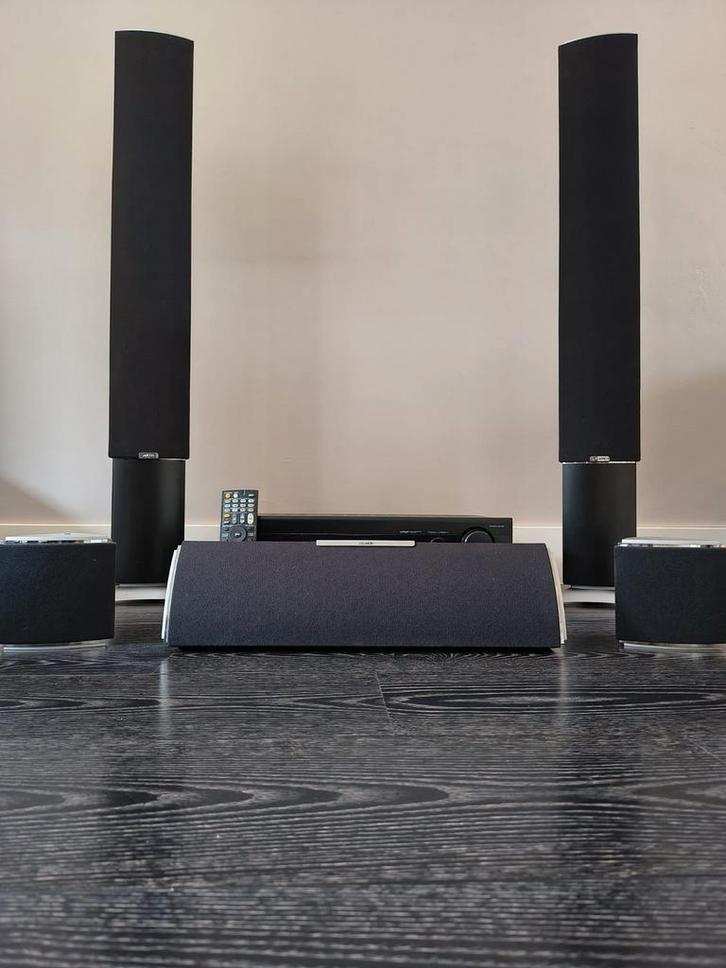 5.1 Home Cinema Set, Onkyo TX-SR507 + Jamo A400, Audio, Tv en Foto, Home Cinema-sets, Gebruikt, Overige spelers, 5.1-systeem, 70 watt of meer