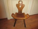 Brutalist Houten kruk/stoel,v.a 65,00e, Ophalen