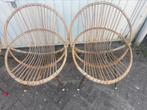 Vintage rieten stoeltjes, Ophalen, Gebruikt, Rotan