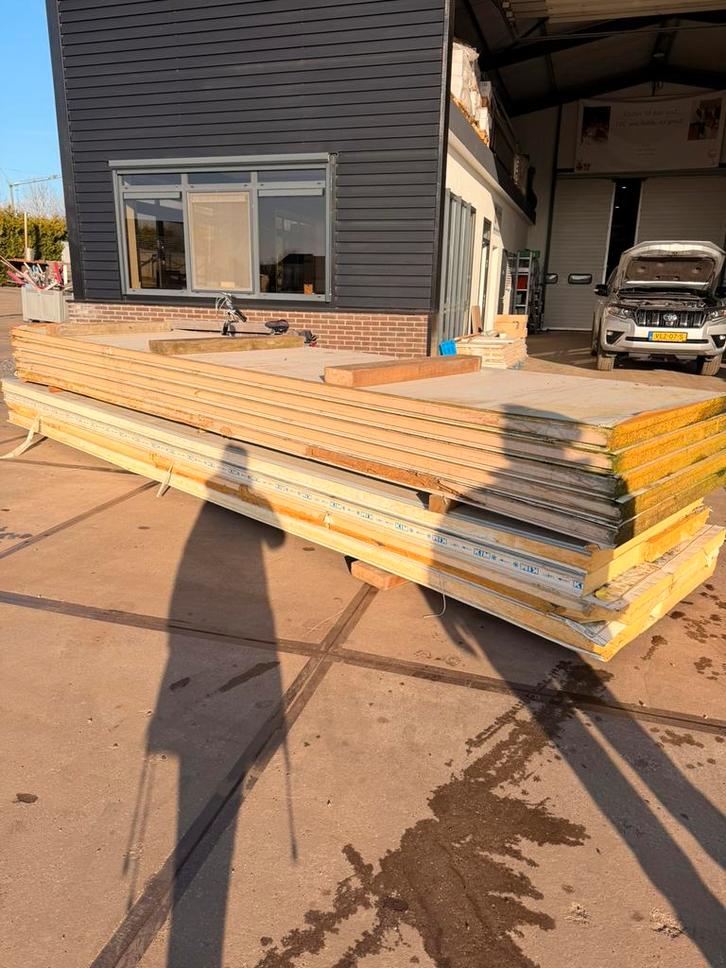 Sandwichpanelen wandbeplating dakbeplating platen isolatie, Doe-het-zelf en Verbouw, Geisers en Boilers, Zo goed als nieuw, Boiler