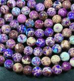 Streng Sea Sediment Jaspis edelsteen 8 mm kralen Galaxy, Ophalen, Nieuw, Kraal