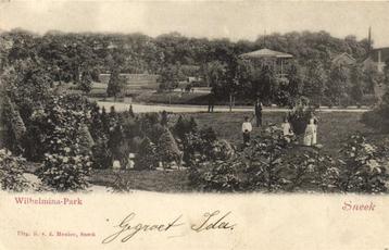 Wilhelmina-Park - Sneek - muziektent - 1901 gelopen beschikbaar voor biedingen
