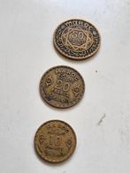 Marokko Munten Set - 10, 20 en 50 Francs 1371, Ophalen of Verzenden