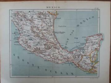 82 / Litho uit 1882 van J. Kuyper van Mexico en Yucatan beschikbaar voor biedingen