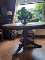 Landelijke  eettafel, Huis en Inrichting, Tafels | Eettafels, Ophalen, Rond, Zo goed als nieuw, 100 tot 150 cm